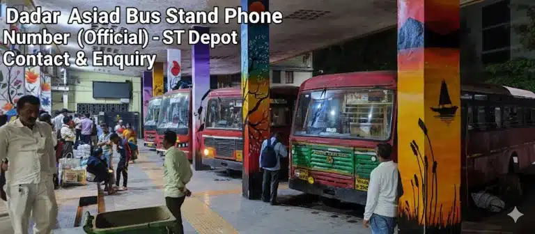 Dadar Asiad Bus Stand Phone Number