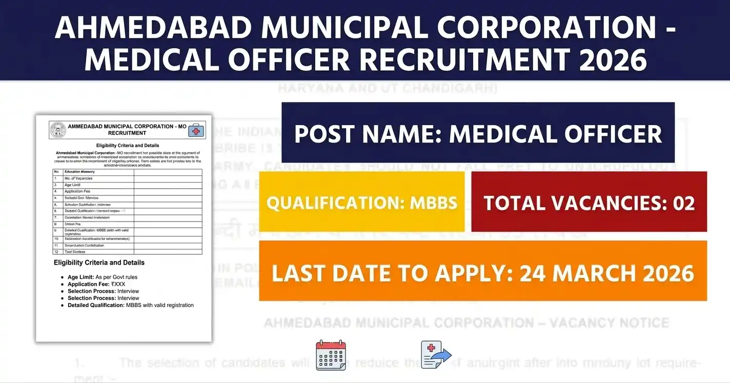 AMC Medical Officer Recruitment