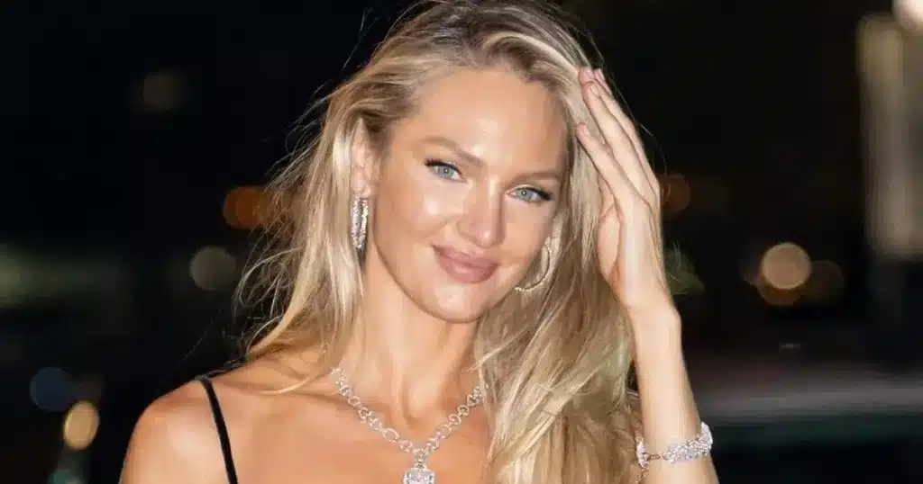 Candice Swanepoel’s Animal Print Bikini Look Goes Viral on Instagram