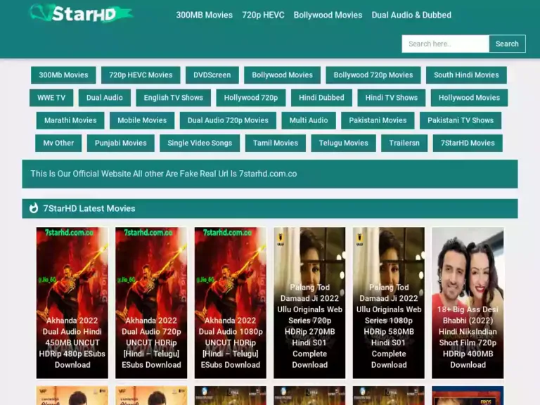 7starhd Movies Download