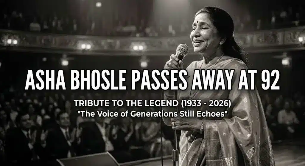 Asha Bhosle dies at 92
