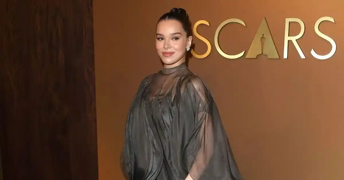 Hailee Steinfeld High Slit Dress Photos Go Viral, Fans Praise Her Glamorous Ashley Luxe Look