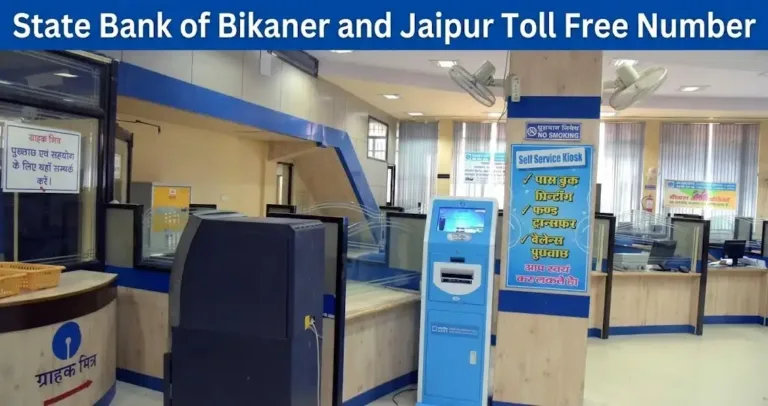 State Bank of Bikaner and Jaipur Toll Free Number