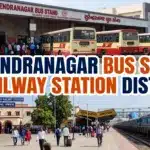 Surendranagar Bus Stand to Railway Station Distance
