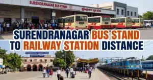 Surendranagar Bus Stand to Railway Station Distance