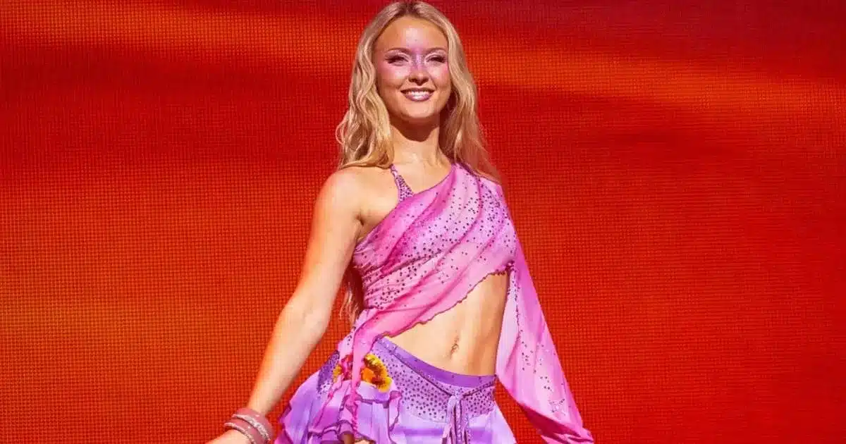 Zara Larsson Scarf Top and Micro Mini Look Goes Viral From Cosmopolitan Shoot Zara Larsson Scarf Top and Micro Mini Look Goes Viral From Cosmopolitan Shoot