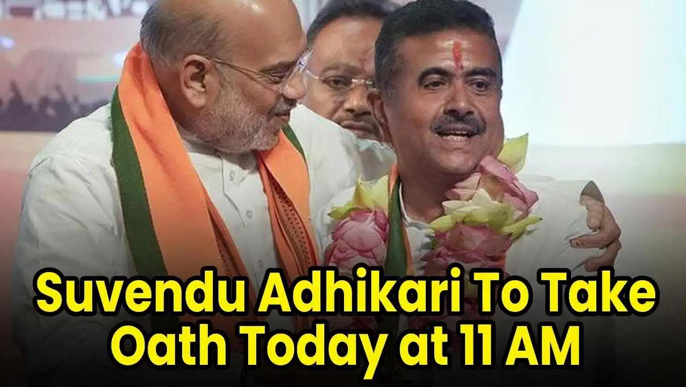 Bengal Gets New CM, Suvendu Adhikari to Take Oath Today at 11 AM