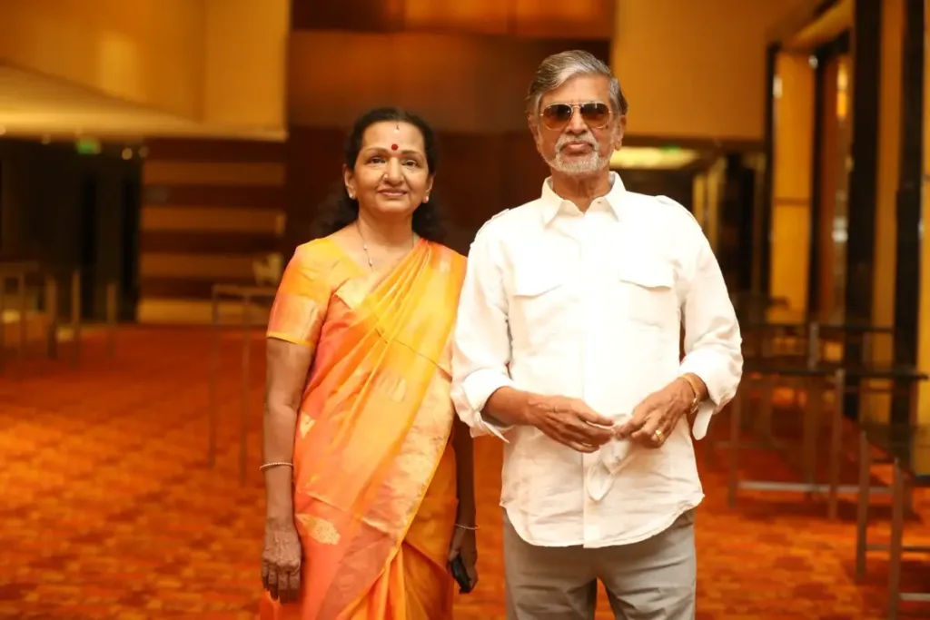 Thalapathy Vijay mom dad photo S. A. Chandrasekhar and Shoba Chandrasekhar