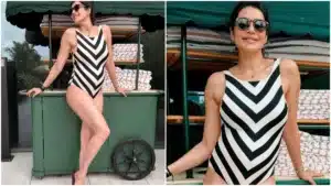 karishma tanna pregnancy beach monokini
